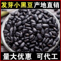 廠家批發(fā)發(fā)芽小黑豆1斤發(fā)豆芽專用黑豆黃心芯黑小豆芽豆貼牌代工