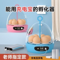 小雞孵化器家用迷你兒童孵化機(jī)全自動(dòng)孵蛋器外貿(mào)智能孵化箱