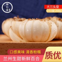 蘭州新鮮百合可食用甜百合初級(jí)農(nóng)產(chǎn)品真空包裝甘肅土特產(chǎn)鮮百合