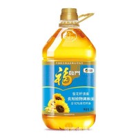 中糧福臨門葵花籽清香食用植物調(diào)和油5L/桶 食用油 植物油