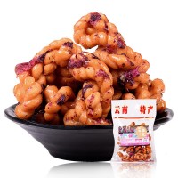 東巴客 玫瑰麻花200g/袋 云南特產(chǎn)玫瑰小麻花 傳統(tǒng)糕點(diǎn)休閑零食