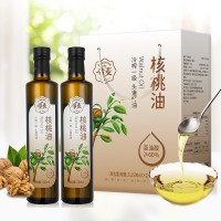 帝麥 物理冷榨核桃油500ml*2孕婦兒童可適用食用油