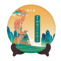 廠家批發(fā)白茶福鼎高山白茶餅荒野貢眉?jí)勖及啄档だ习撞枞~   5件起批