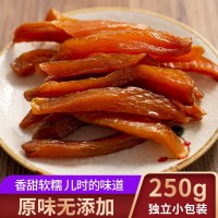 農(nóng)家地瓜干食品香甜軟果干零食250g獨(dú)立小包裝紅薯?xiàng)l批發(fā)紅薯干