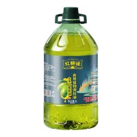 紅耕謠添加10%橄欖油5L食用油家用植物調(diào)和油色拉油批發(fā)一件代發(fā)